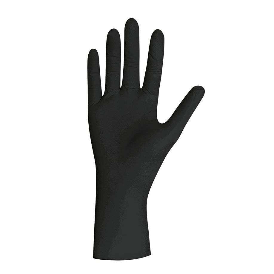 Select Black U.-Handschuhe Gr. S Latexunsteril puderfrei schwarz (100 Stck.)UK = 10 Pack