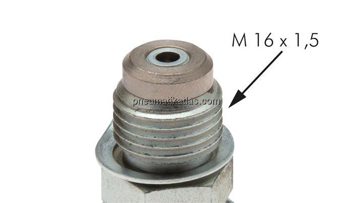 Messanschluss M16x1,5 - M 10x1 (AG)