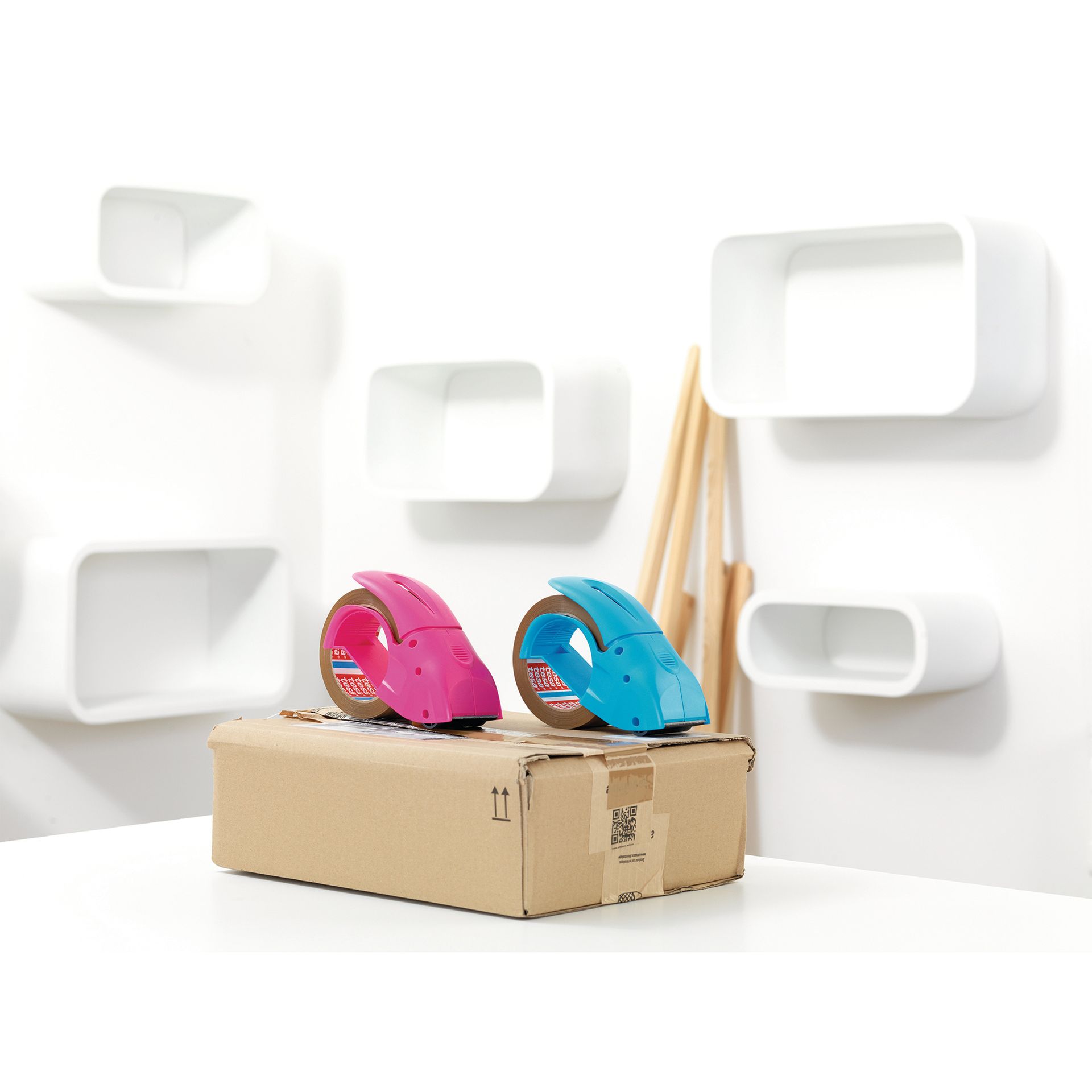 Packbandabroller Pack n Go blau