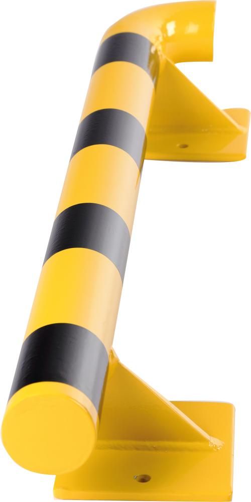 Wandschutz Außenecke 90 Grad rechts L1000xH140xD76 mm Stahl,verz/gelb RAL1023