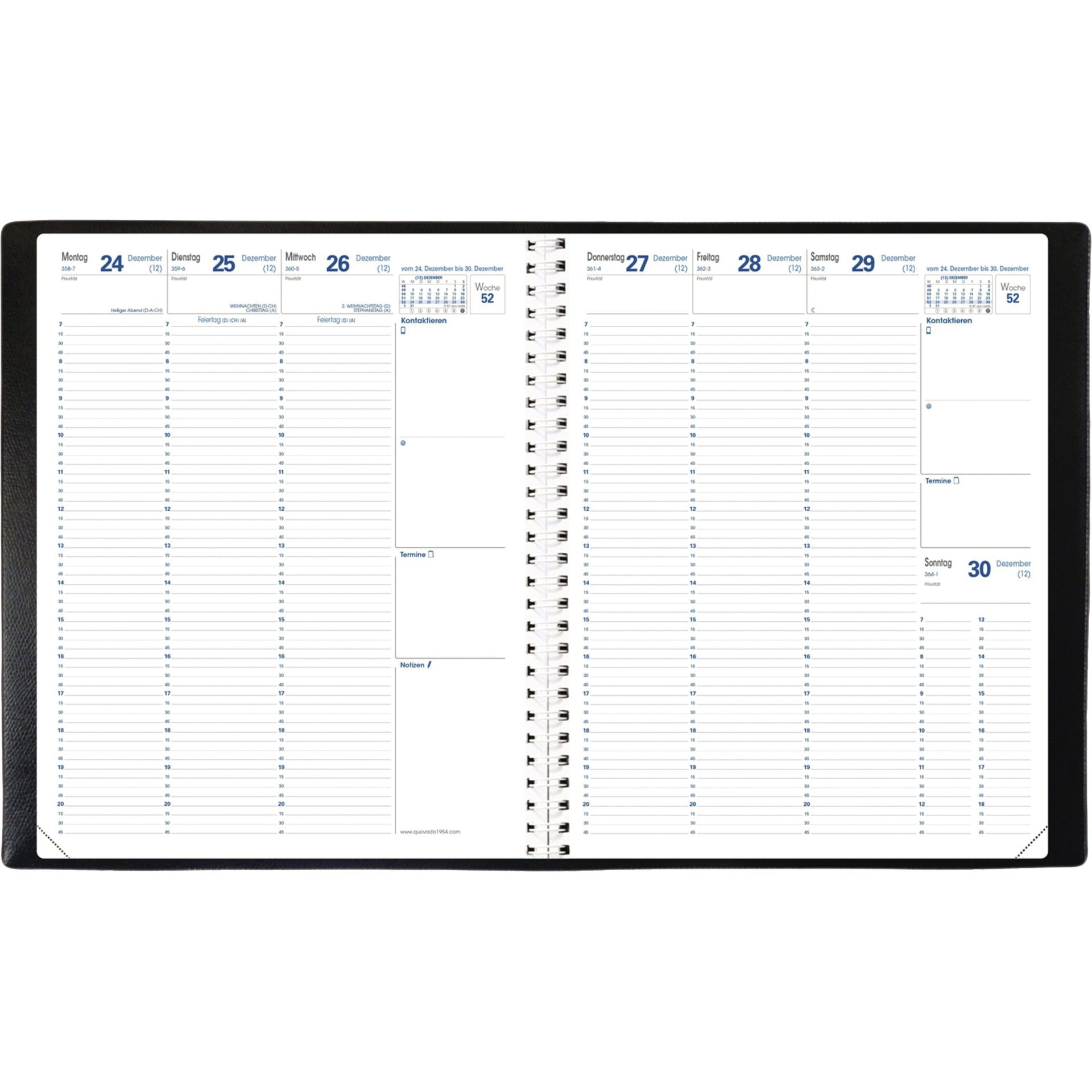 Kalender Eurequart Impala 24x30cm 1W/2S sw