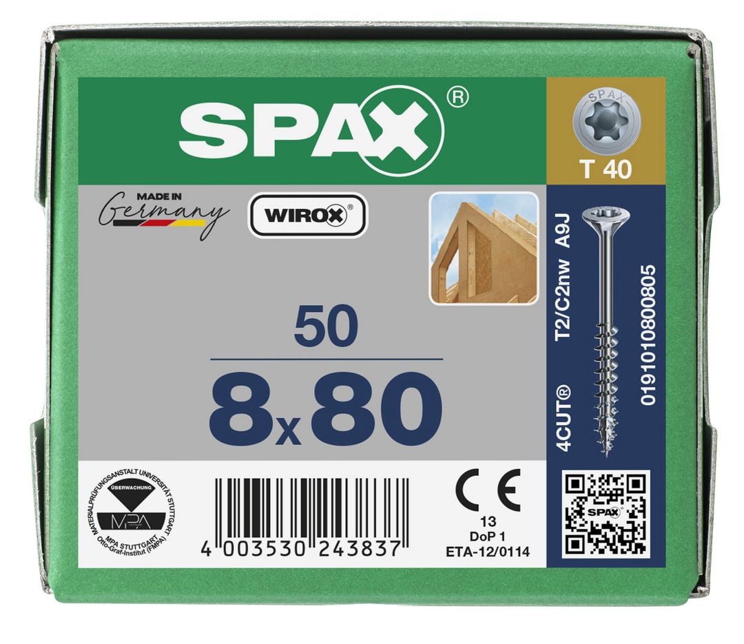 SPAX Holzbauschraube Senkkopf T-STAR plus TG
