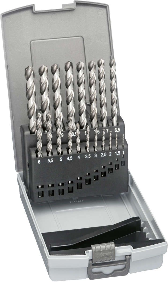 Spiralbohrer-Satz D338N HSS-Co1-10,0 mm 19tlg. FORTIS, Typ VA