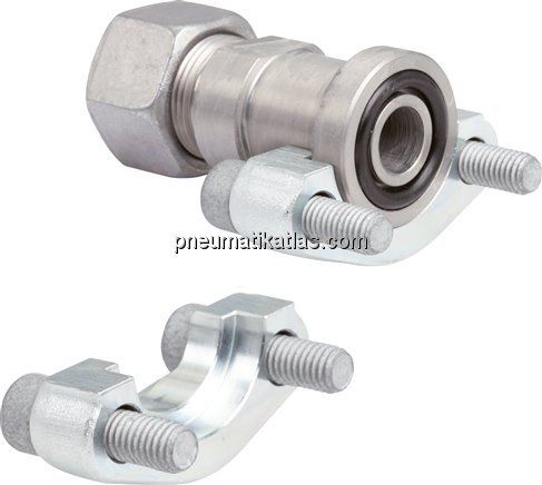 Gerade Flanschverschraubung 1/2"-SAE (6000 PSI), 16 S (M24x1,5)