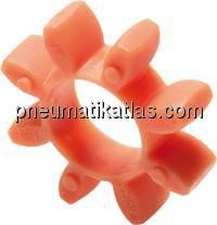 ROTEX-Zahnkranz, Gr. 14, 92 A (orange)