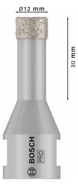 BOSCH Diamanttrockenbohrer, "DrySpeed"