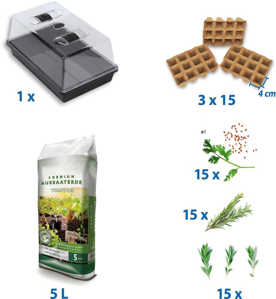 Anzucht-Set Fresh BBQ FLORAWORLD