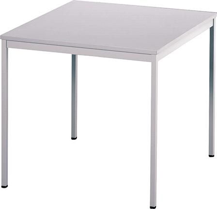 Tisch 80 x 80 lichtgrau
