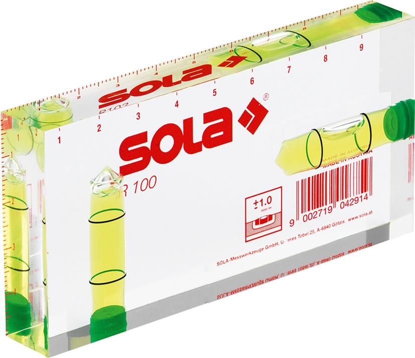 Kleinwasserwaage R100 10 cm Sola