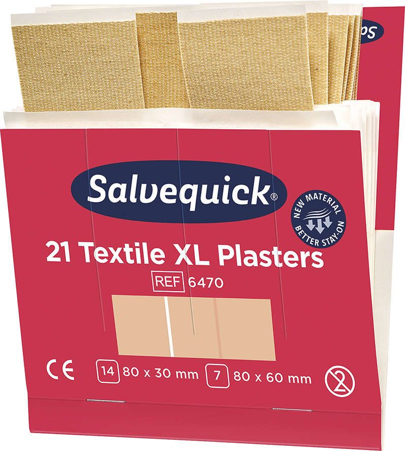 Salvequick Nachf.6x21Pfl.Textil extra groß