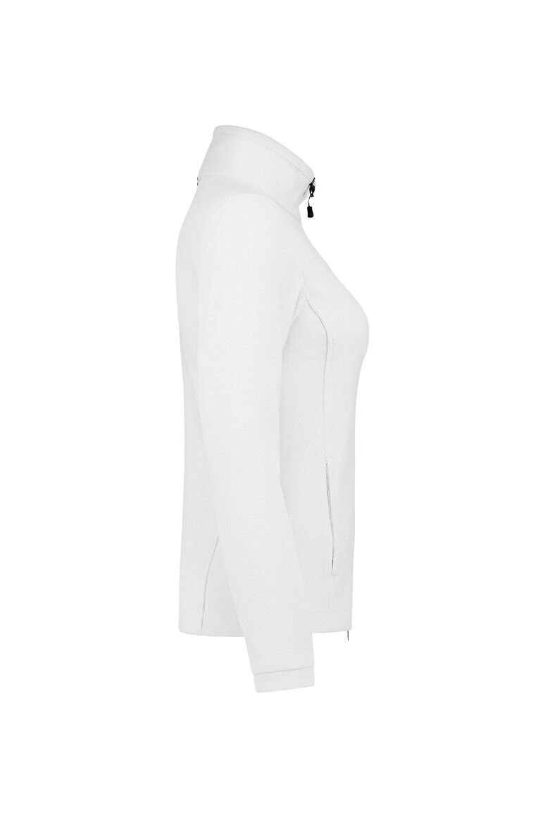 HAKRO Damen Fleecejacke ECO weiß, XS