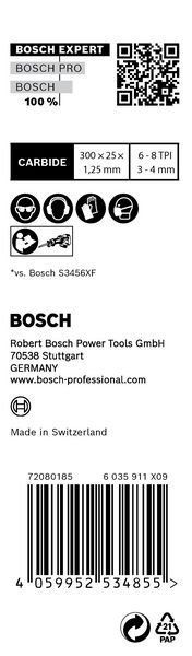 Bosch EXPERT Multi Material S 1256 XHM Säbelsägeblatt