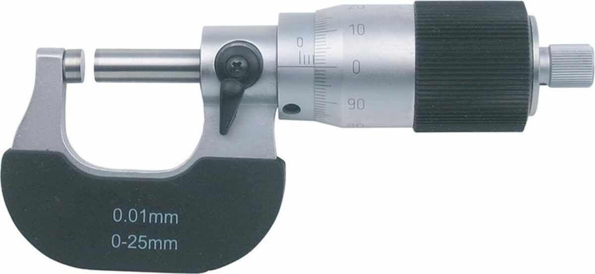 Bügelmessschraube mit Skalenteilung 0-25 mm FORTIS