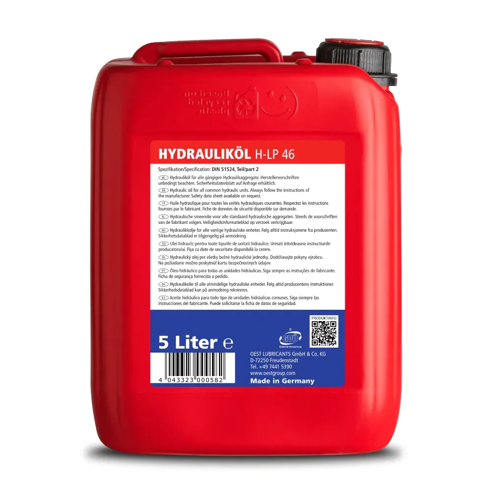 OEST HYDRAULIKÖL H-LP 46 - Gebinde 5 Liter
