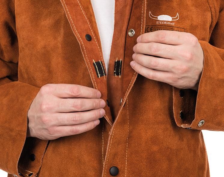 Schweißerlederjacke Nr. E44-7300 Gr. L WELDAS