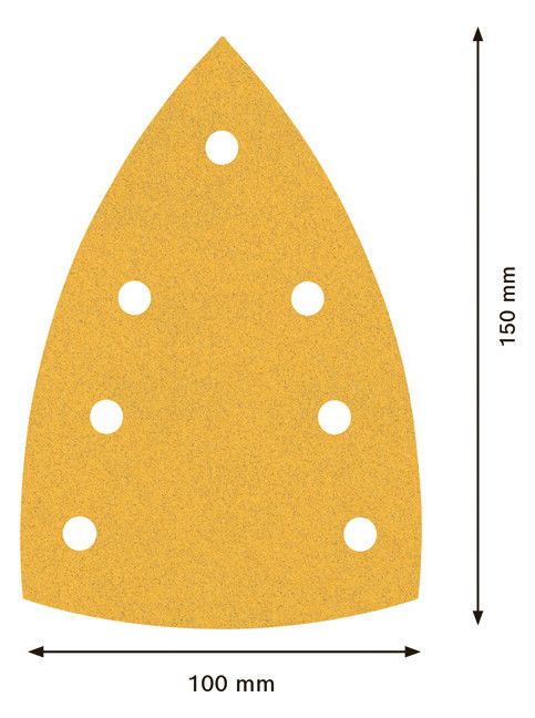 BOSCH Klettschleifblätter, Dreieck