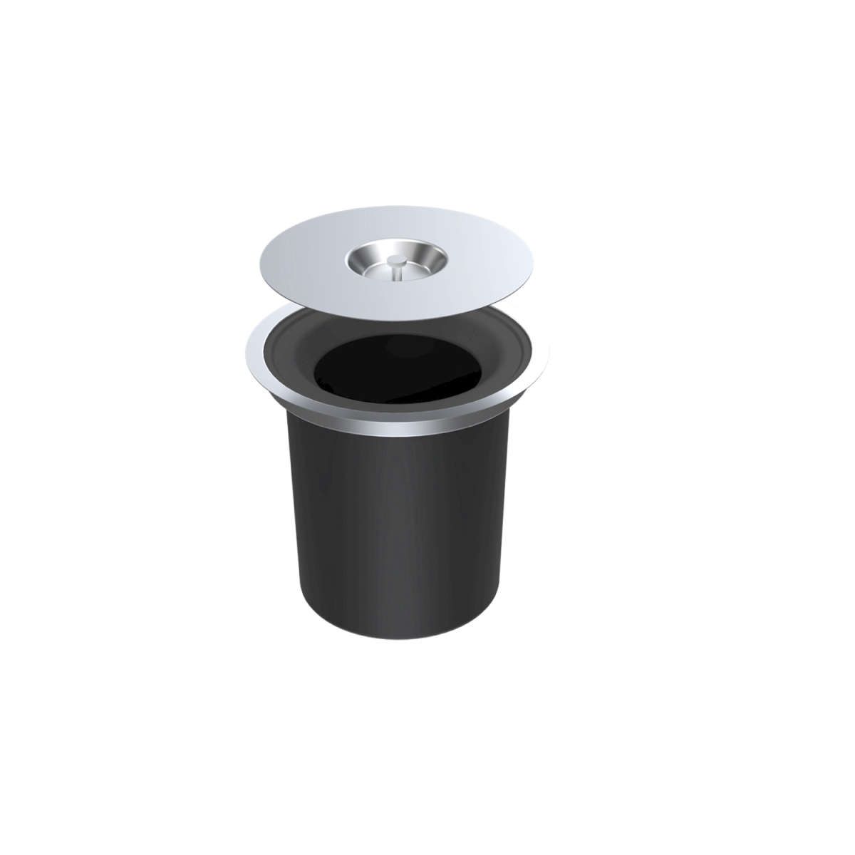 Bin.it Drop, 11 l, 300 mm, Kunststoff schwarz