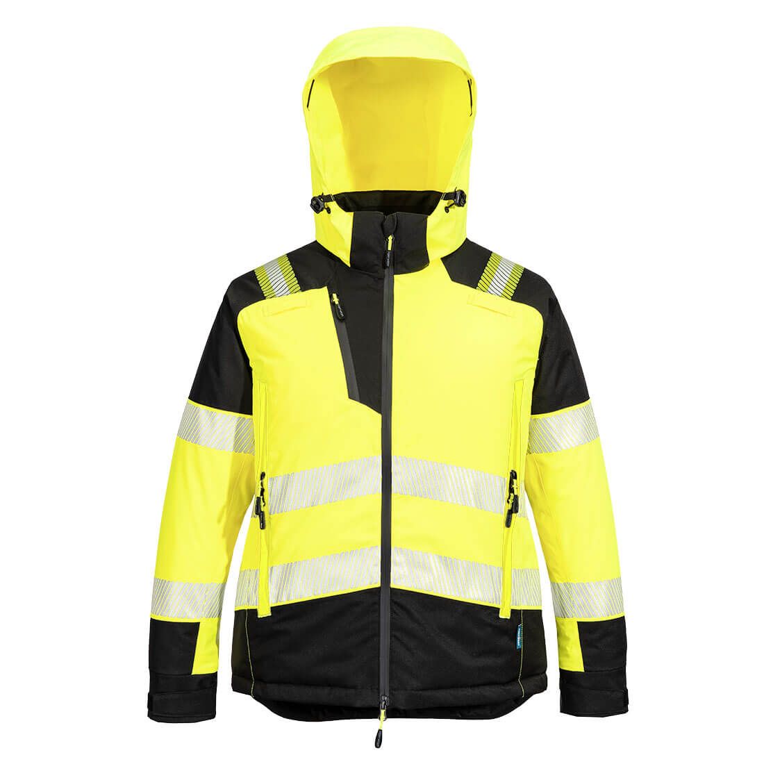 Portwest PW3 Warnschutz-Winterjacke, Gelb, Gr. 2XL
