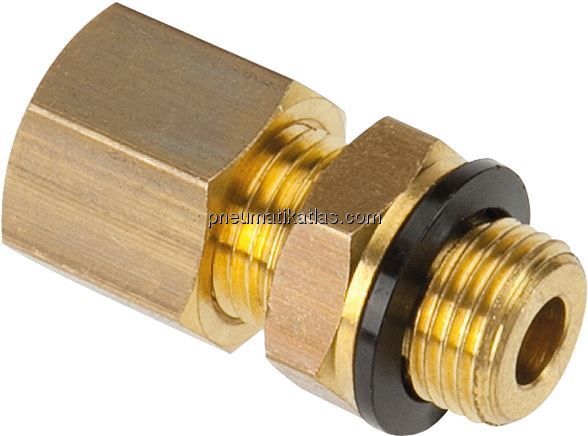 Gerade Klemmringverschraubung G 1/8"-4 (M8x1)mm, Messing