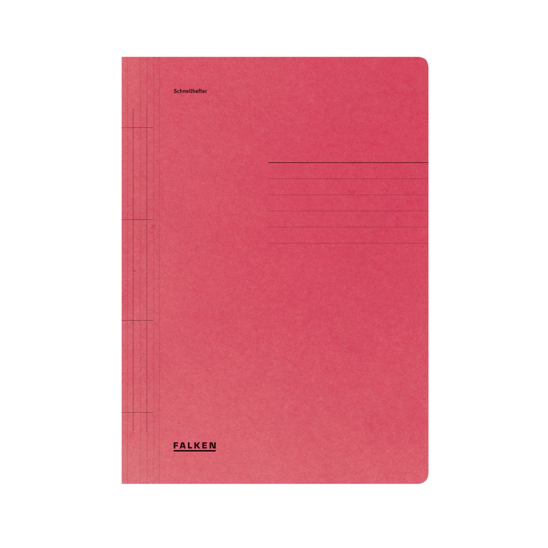 Schnellhefter A4 250g/m² Manila-RC-Karton rot