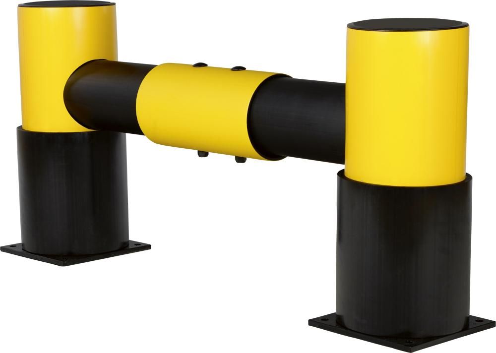 Regalanfahrschutz Golf H500xL1100 mm 1-zeilig gelb/schwarz