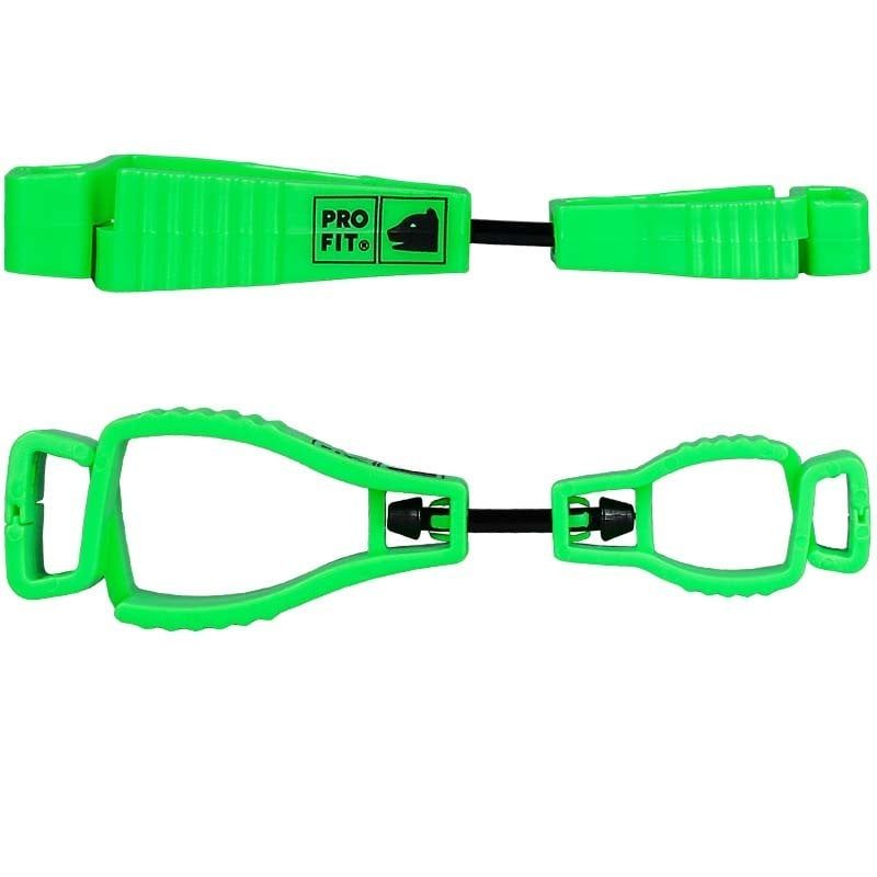 Handschuhhalter, neongrün