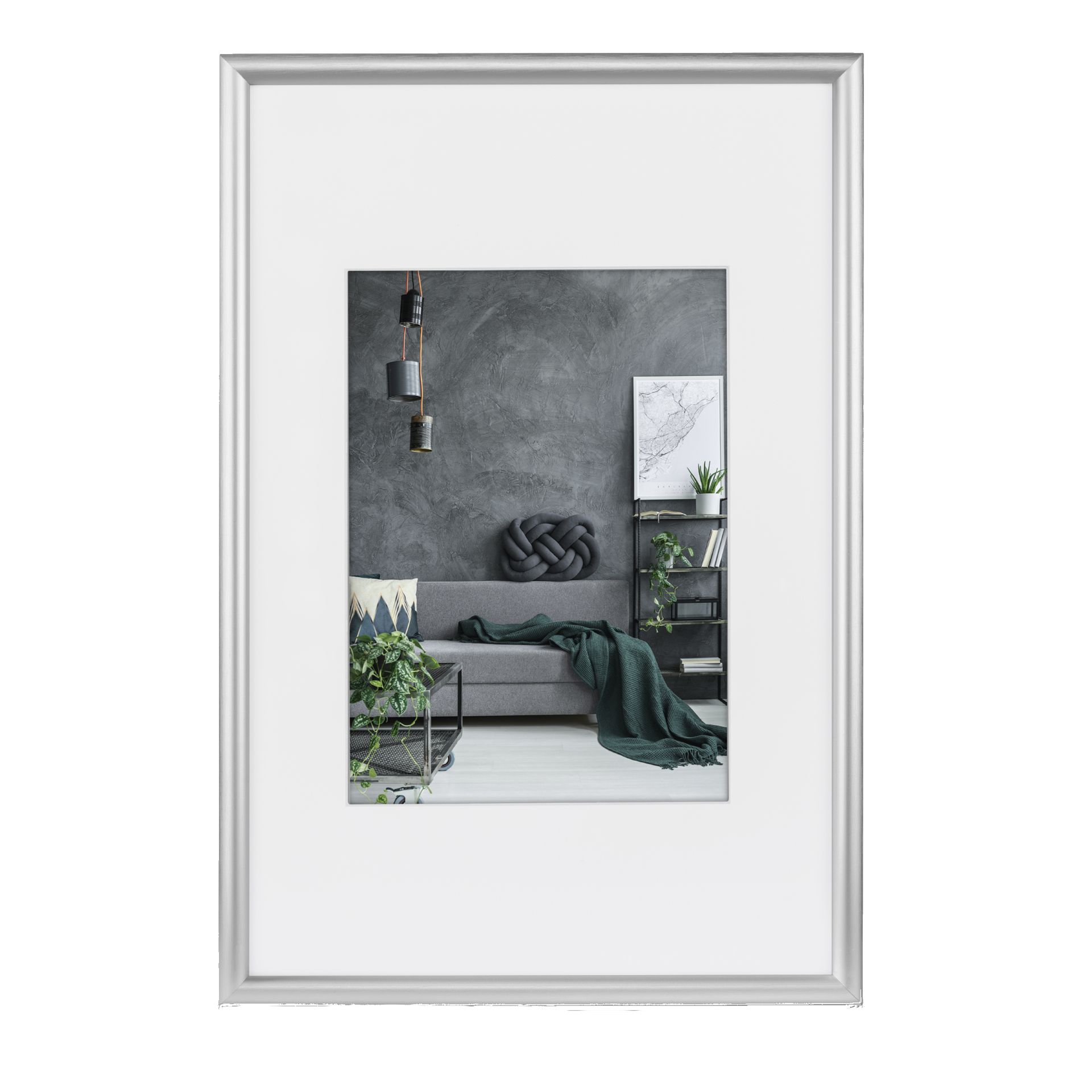 Bilderrahmen Detroit 70x100cm silber