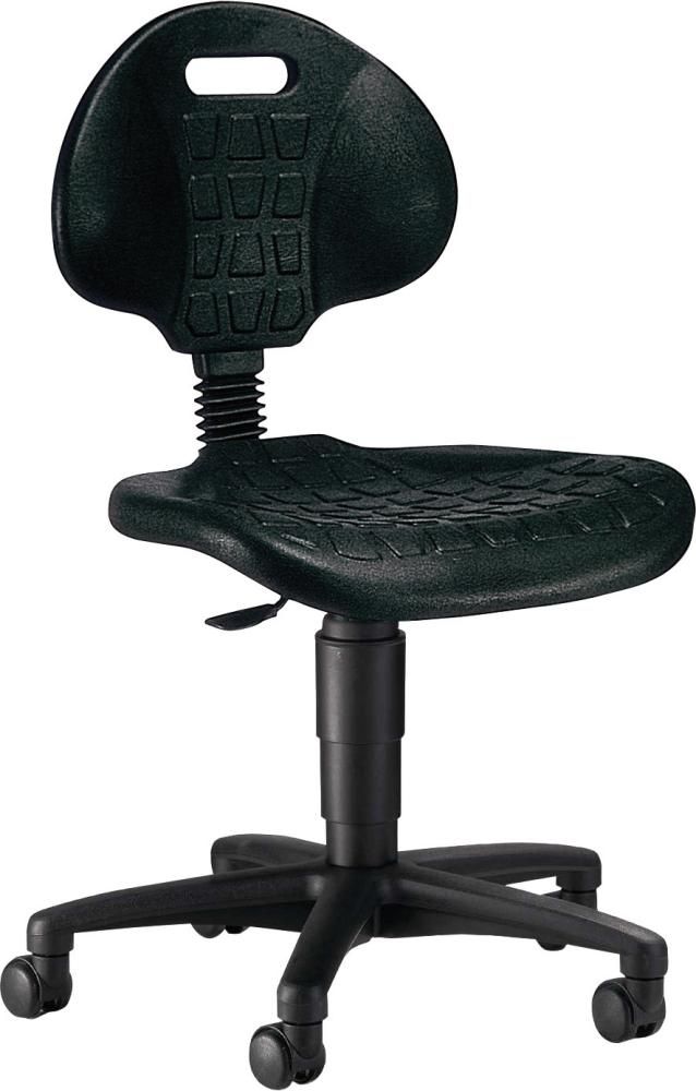 Arbeitsstuhl TEC 20 Sitz PU-Schaum schwarz
