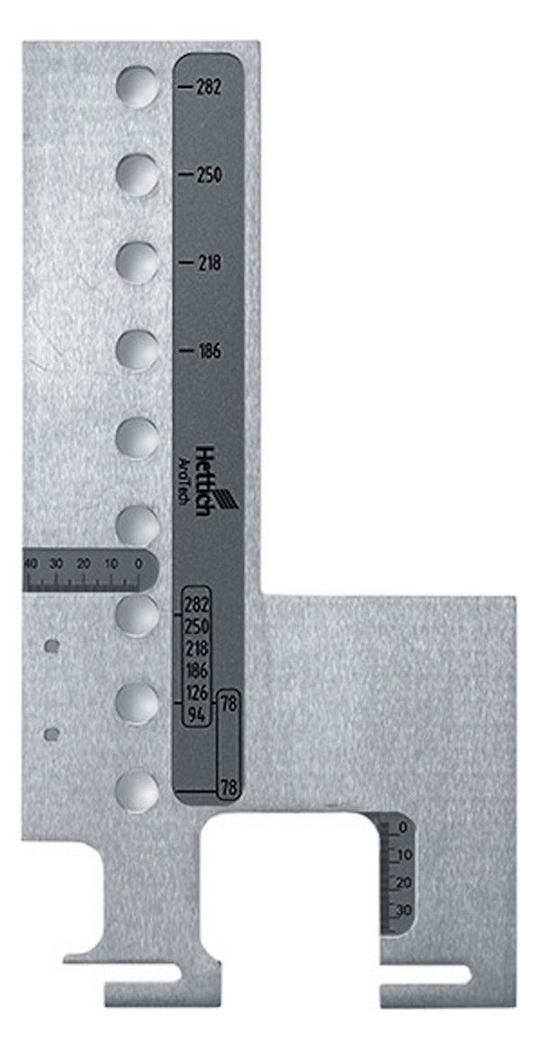 HETTICH Bohrschablone Practica für ArciTech