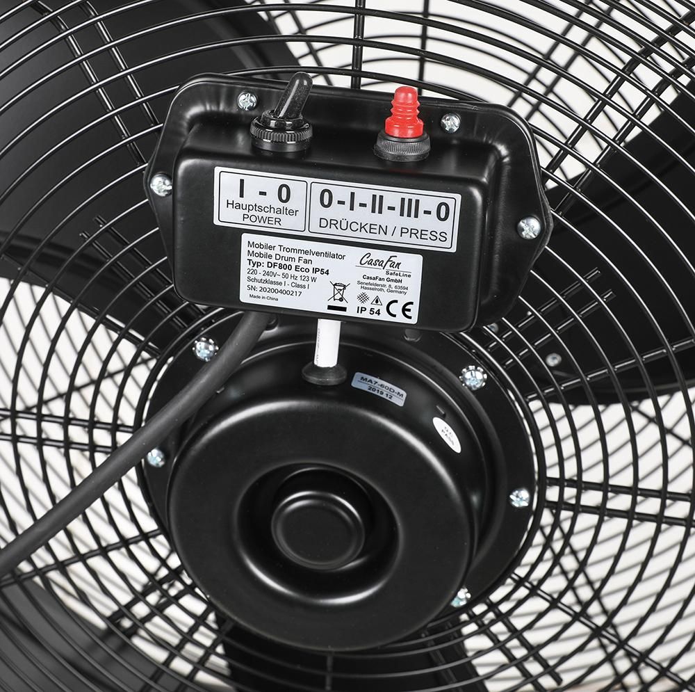Trommelventilator Gr.XL IP54 H920xD830 mm Luftmenge 15650 m³/h
