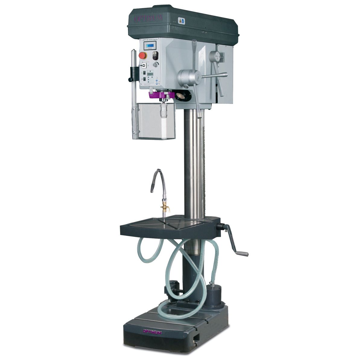 Säulenbohrmaschine Optimum OPTIdrill B 34HV Aktions-Set