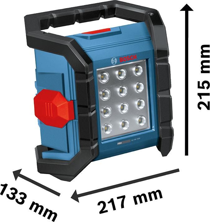 Akku-Baustrahler GLI18V-1500 ohne Akku ohne Ladegerät Karton