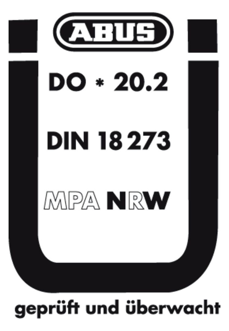ABUS Sicherheitsbeschlag "KKZS700 F1 b. Dr. FS EK"