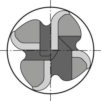 Torusfräser VHM 10,0mm Z4 ER0,5mm Perrox Typ H Werksnorm kurz G-Mold 65 T GÜHRING