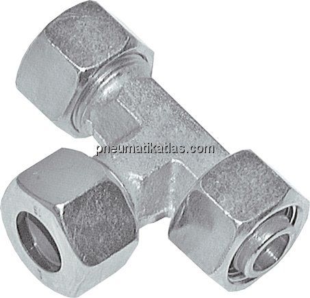 Einstellb. L-Schneidringverschraubung 6 L (M12x1,5), Stahl verzinkt