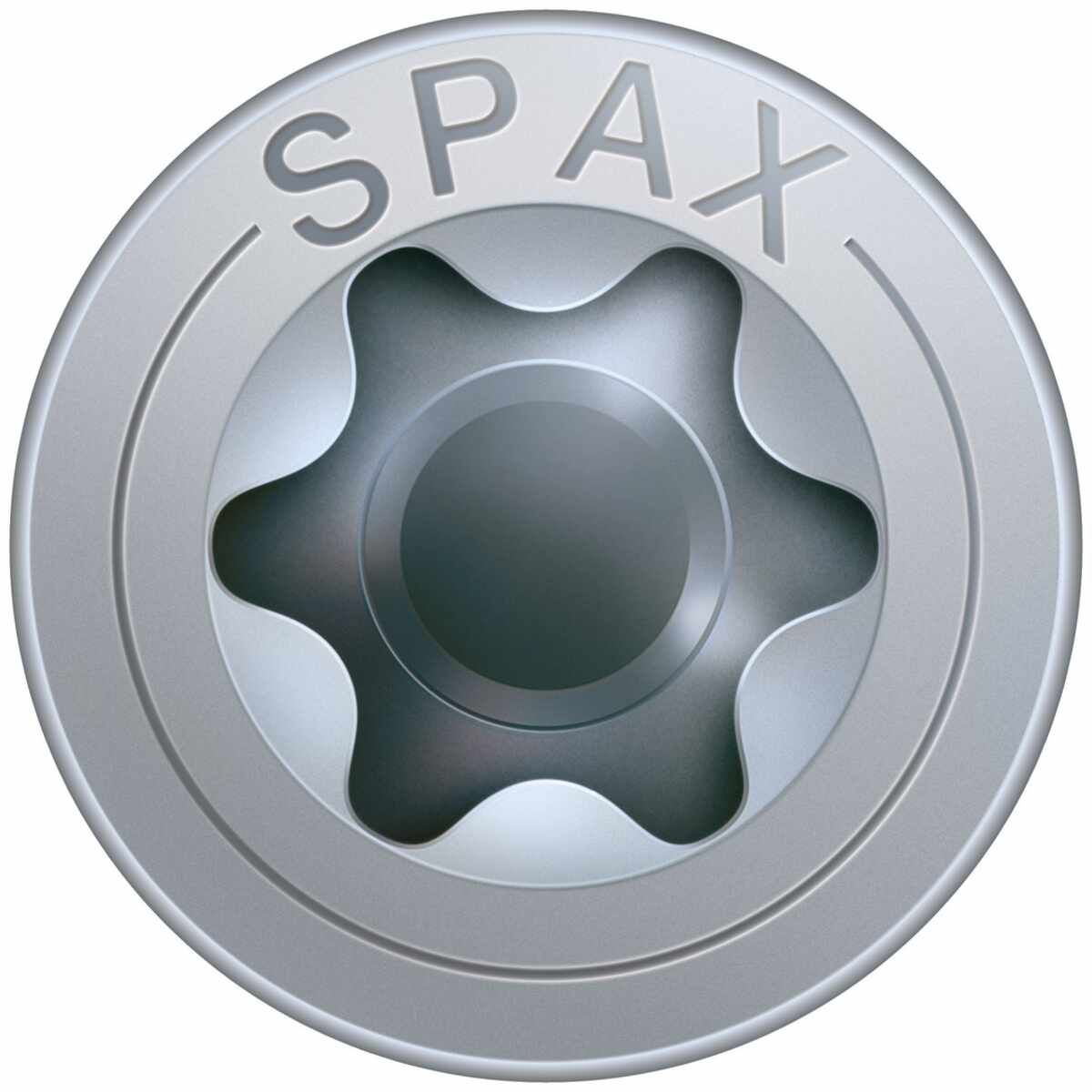 SPAX Holzbauschraube, 8 x 100 mm, 50 Stück, Teilgewinde, Senkkopf, T-STAR plus T40, 4CUT, WIROX - 0191010801005