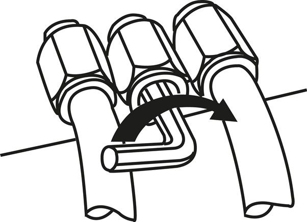 Gerader Steckanschluss R 1/8"-4mm, IQS-Standard m. Innens.
