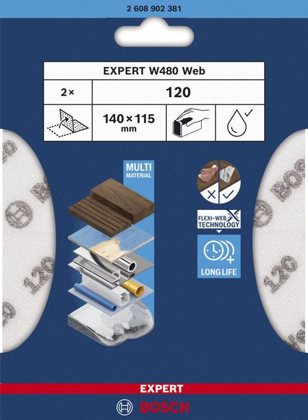 BOSCH Handschleifblatt