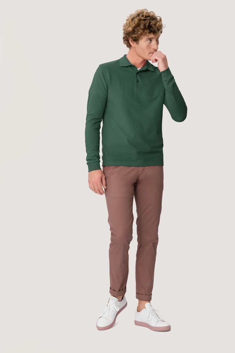 HAKRO Longsleeve-Poloshirt Mikralinar® 815