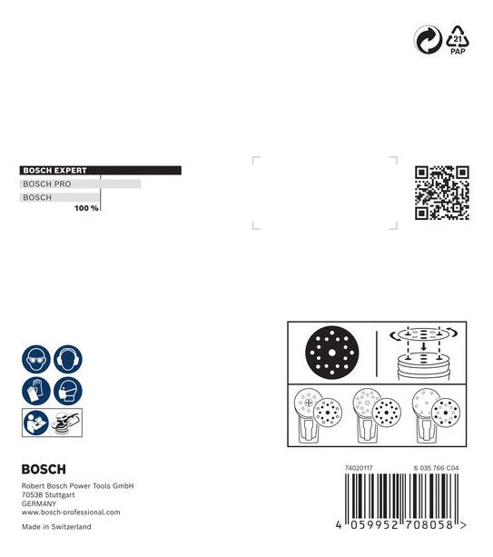 BOSCH Schleiffoliensatz, 9-teilig