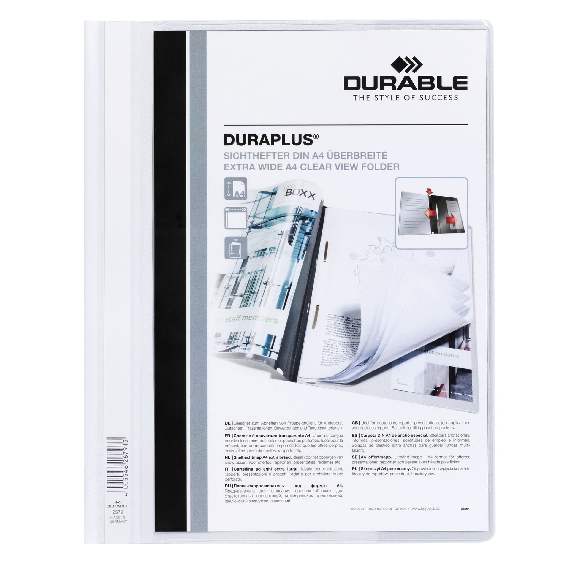 Angebotshefter DURAPLUS A4 weiß