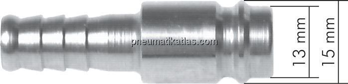 Kupplungsdose (NW10) R 1/4"(AG), Messing vernickelt