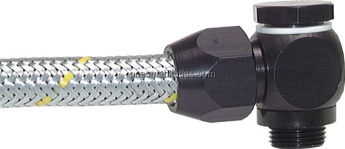 Winkel-Verschraubung G 1/8"-7x4mm, für Silberschlauch