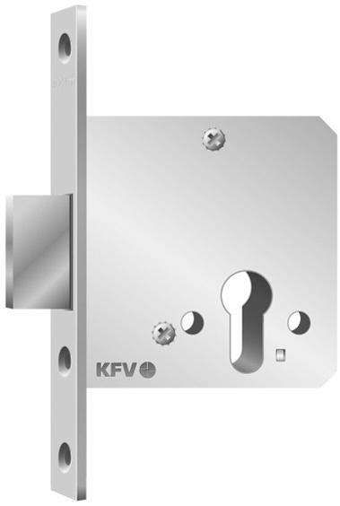 KFV Riegelschloss 55 F20 altsilber lack. GE1356
