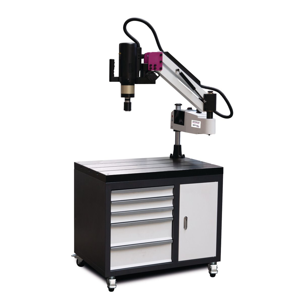 Servoelektrische Gewindeschneidmaschine Optimum OPTIdrill DG 24
