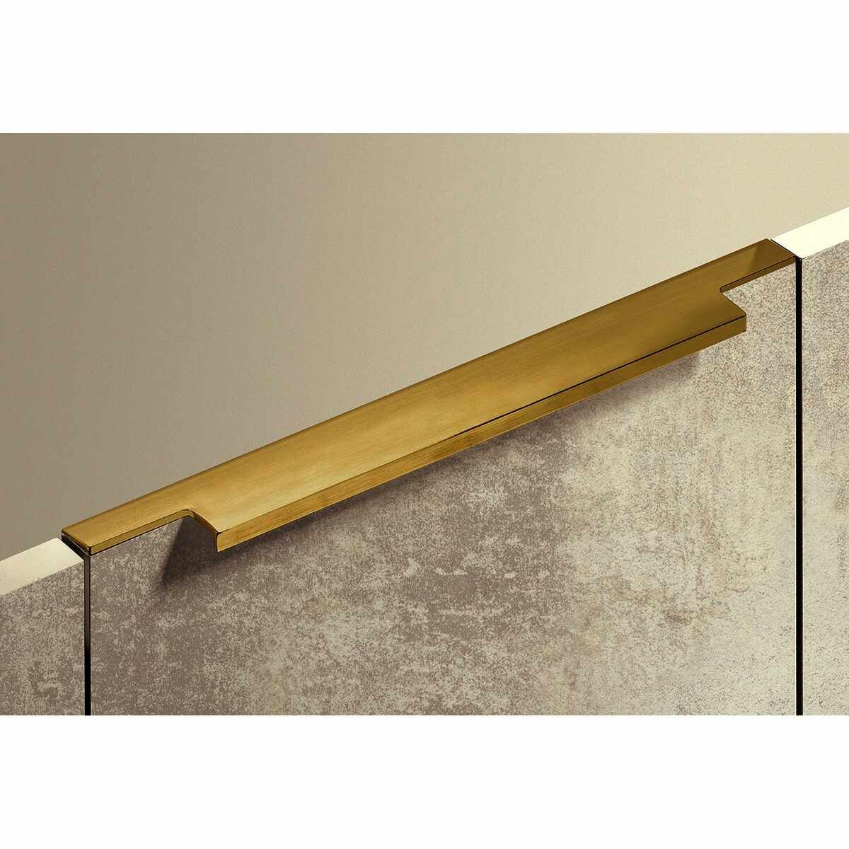Griffleiste Lamezia, L 1195 mm, B 39 mm, Gold Opti