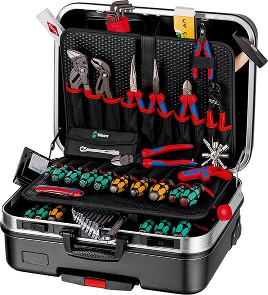 Werkzeugsortiment Mechaniker 90-teilig im Trolley Knipex