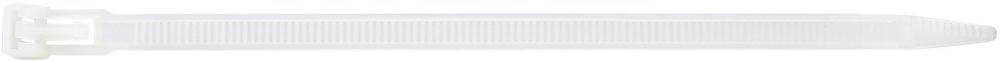 Kabelbinder Nylon natur 280x7,5mm a100Stück lösbar SapiSelco