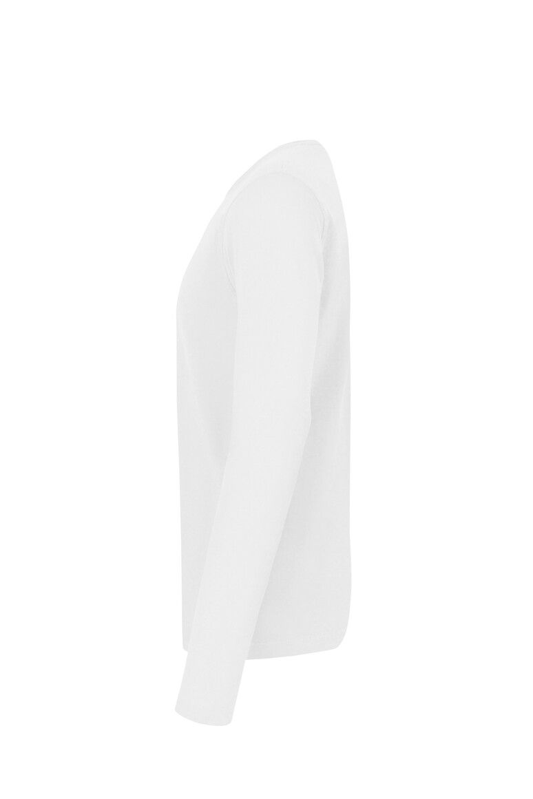 HAKRO Longsleeve Heavy weiß, XS