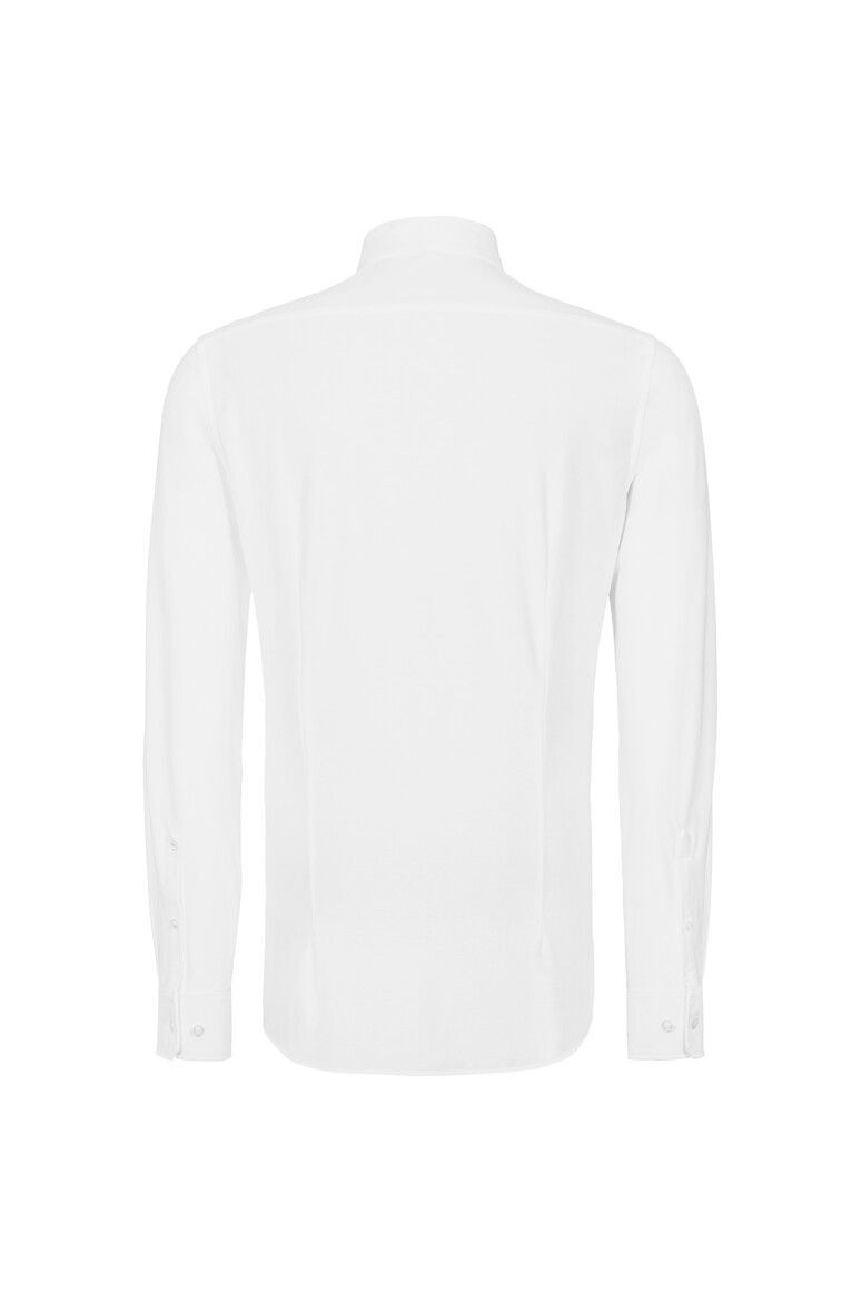 HAKRO Hemd Natural Stretch Regular weiß, XS